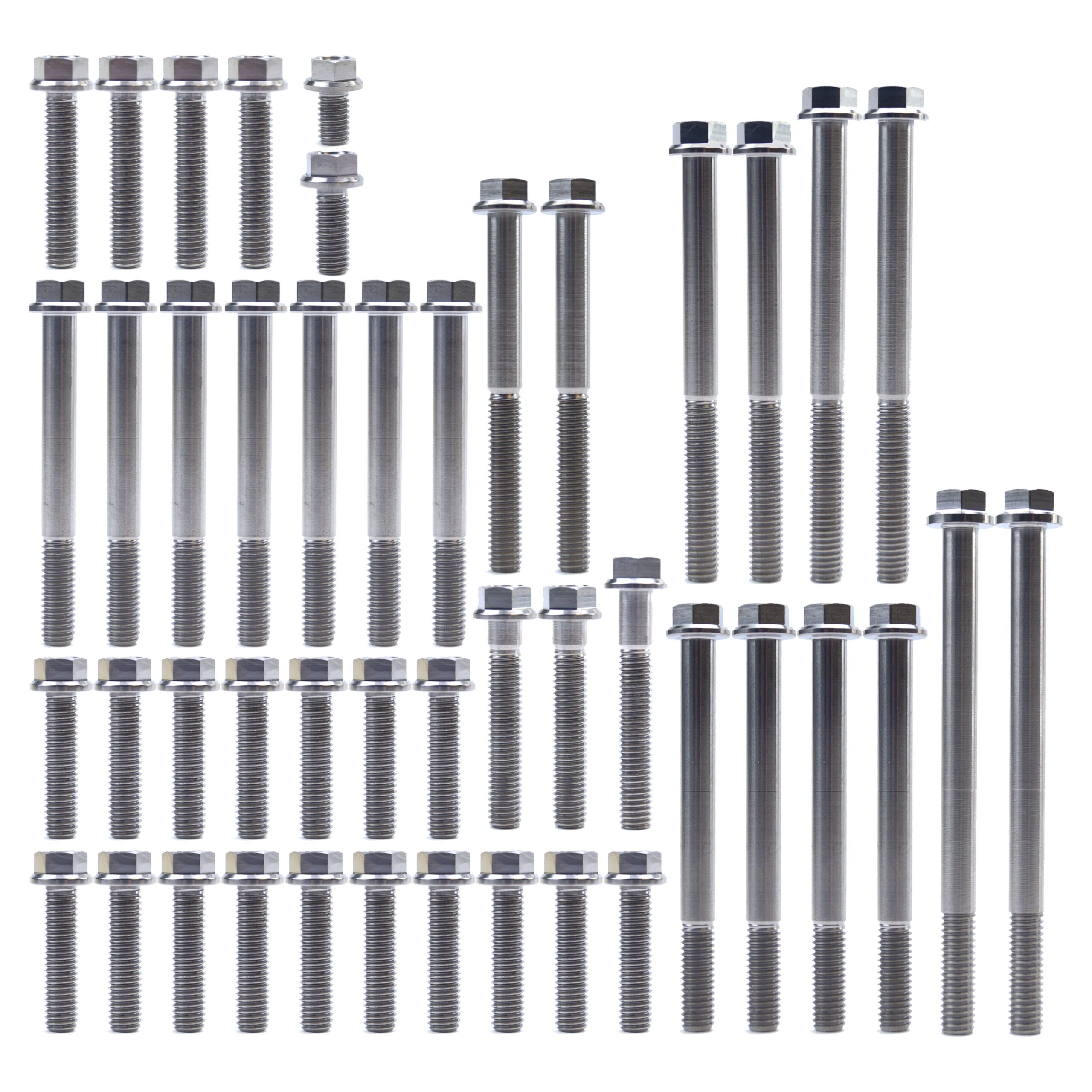 ENGINE BOLT KIT YZ 125 89-93, KIT SIZE 47BOLTS !!! MADE TO ORDER !!! TITANIUM BOLT KIT - Image 2