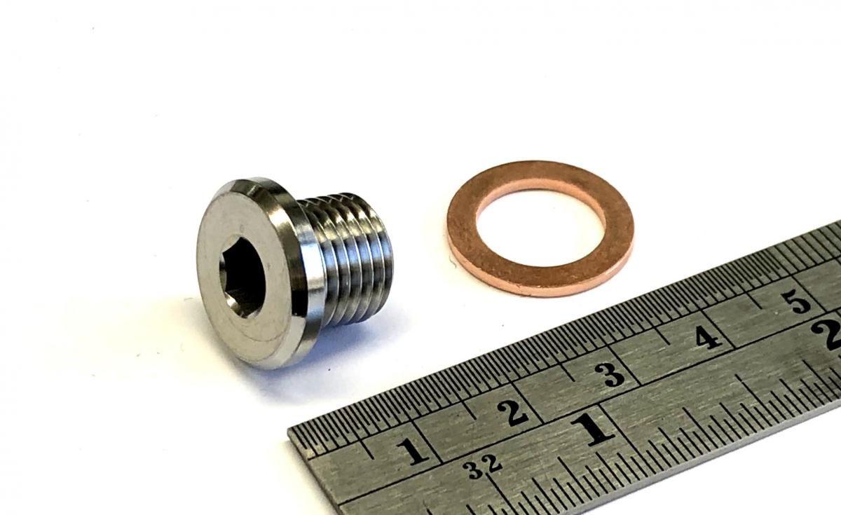 GR5 CYLINDER PLUG 12x10 KX500, 92066-1222 KX250 KX125 KLX650, FACTROY IMAGE RACING - Image 2