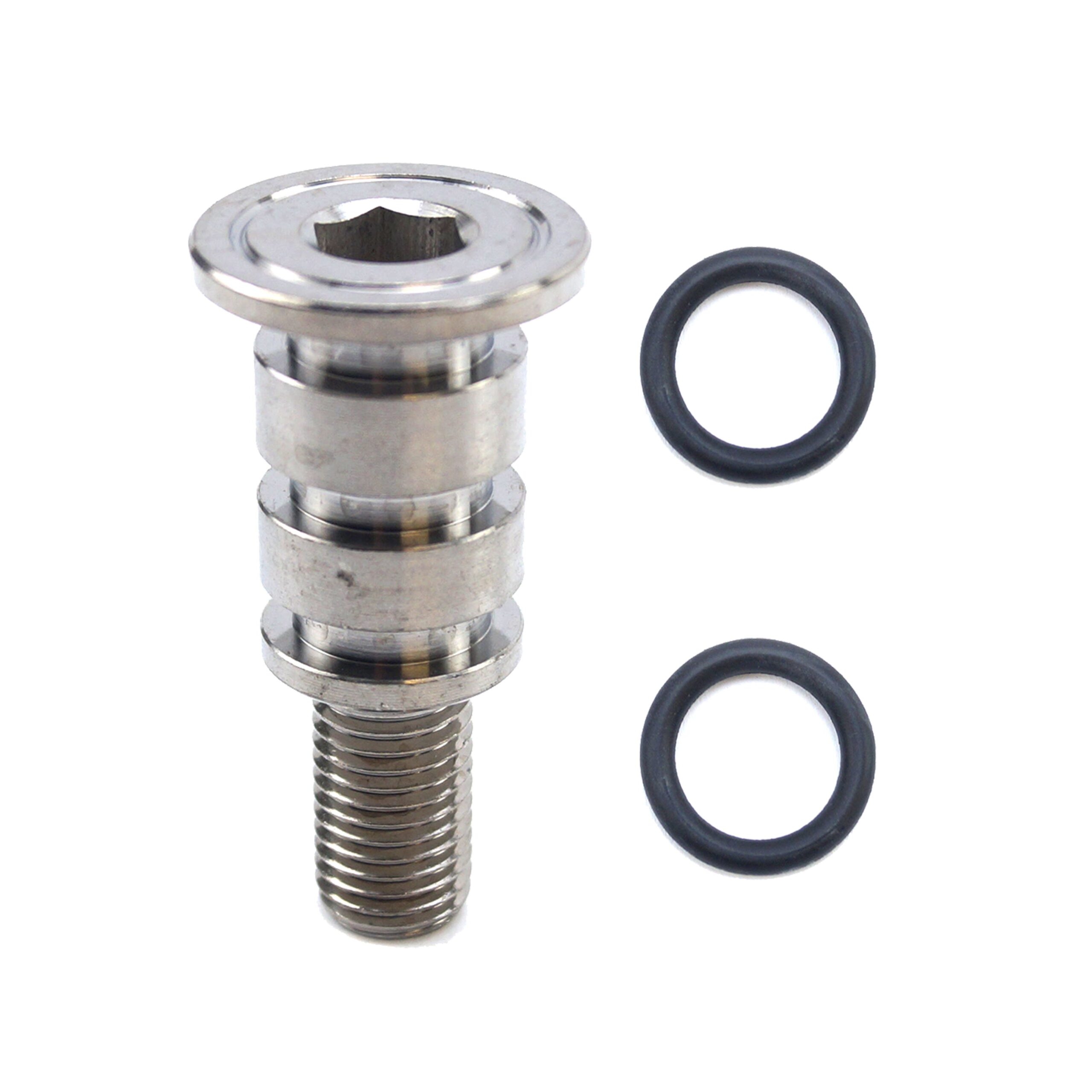 KAWASAKI GR5 REAR BRAKE PEDAL BOLT KIT, TITANIUM 921541431 92154-1431