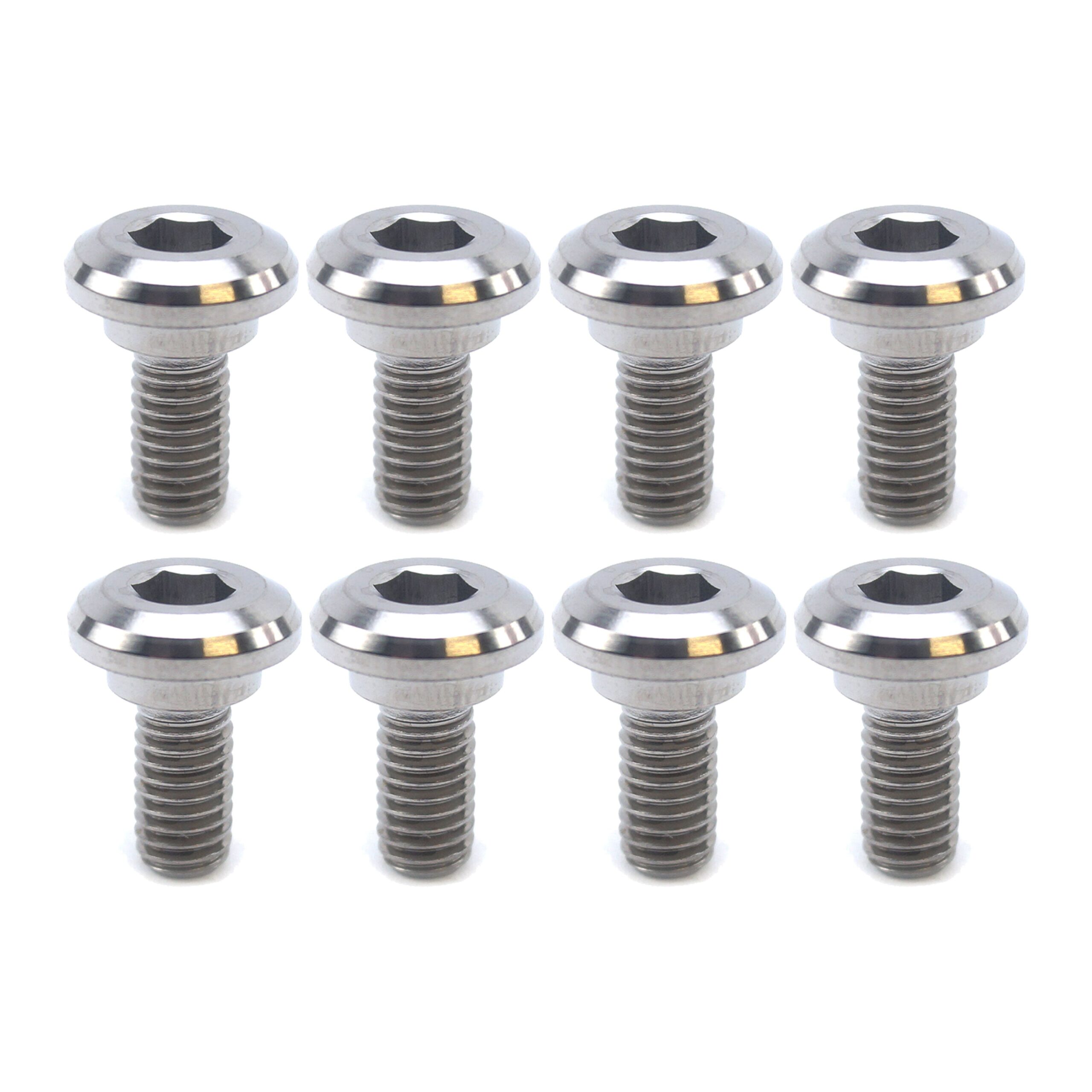 TI GR5 BOLTS DISC KAW/SUZ KIT/8, TITANIUM FRONT & REAR RM KX KXF, / FIR BRAND