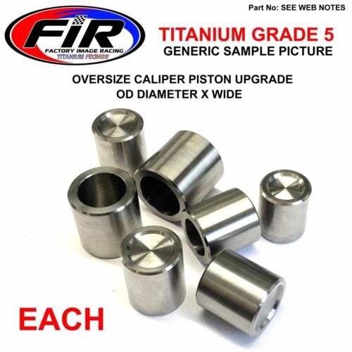 TITANIUM CALIPER PISTON 27x27mm EACH, SUZUKI RMZ 26.86×27.00mm, 59300-28830 5930028830
