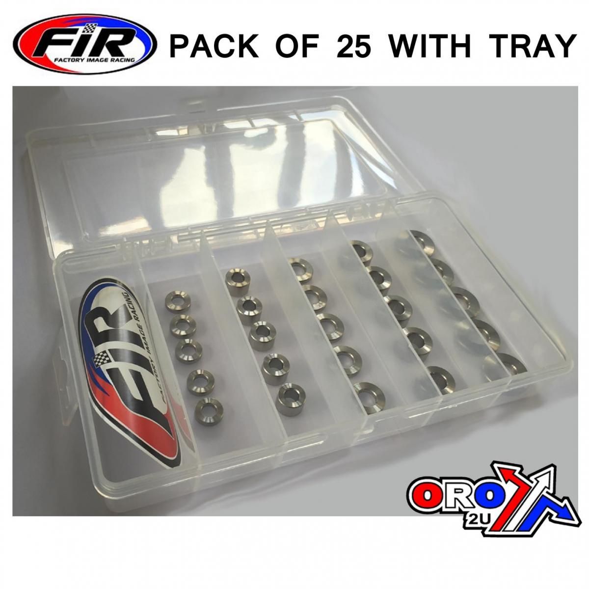 TITANIUM SPACER KIT 25PCS, TITANIUM GRADE 5 / PACK OF 25 - Image 5