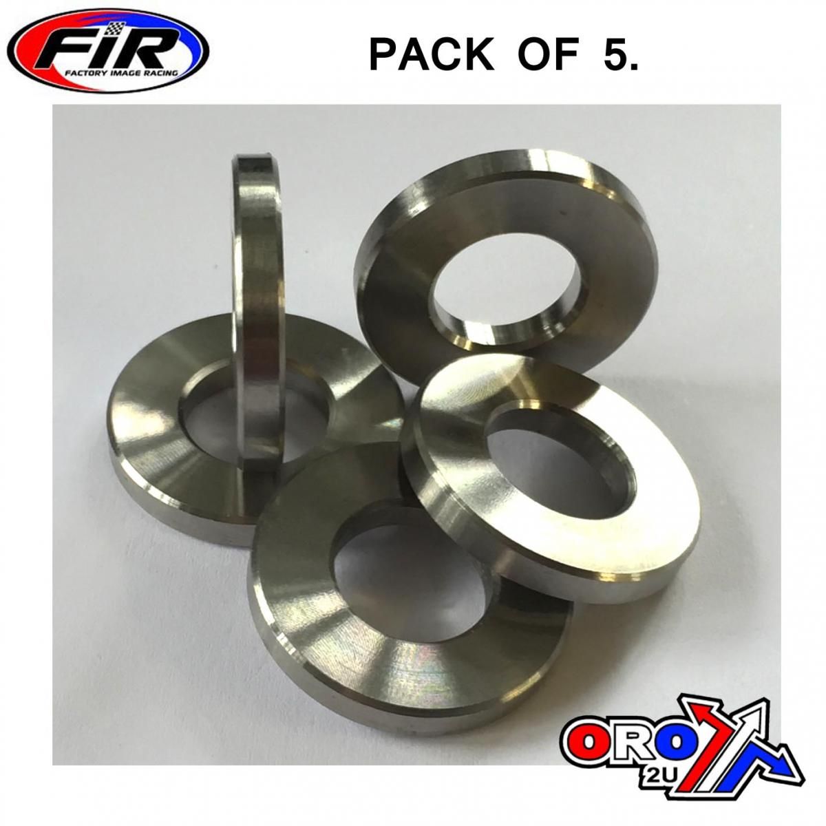 TITANIUM SPACER 10.50X3.00mm, TITANIUM GRADE 5 / PACK OF 5