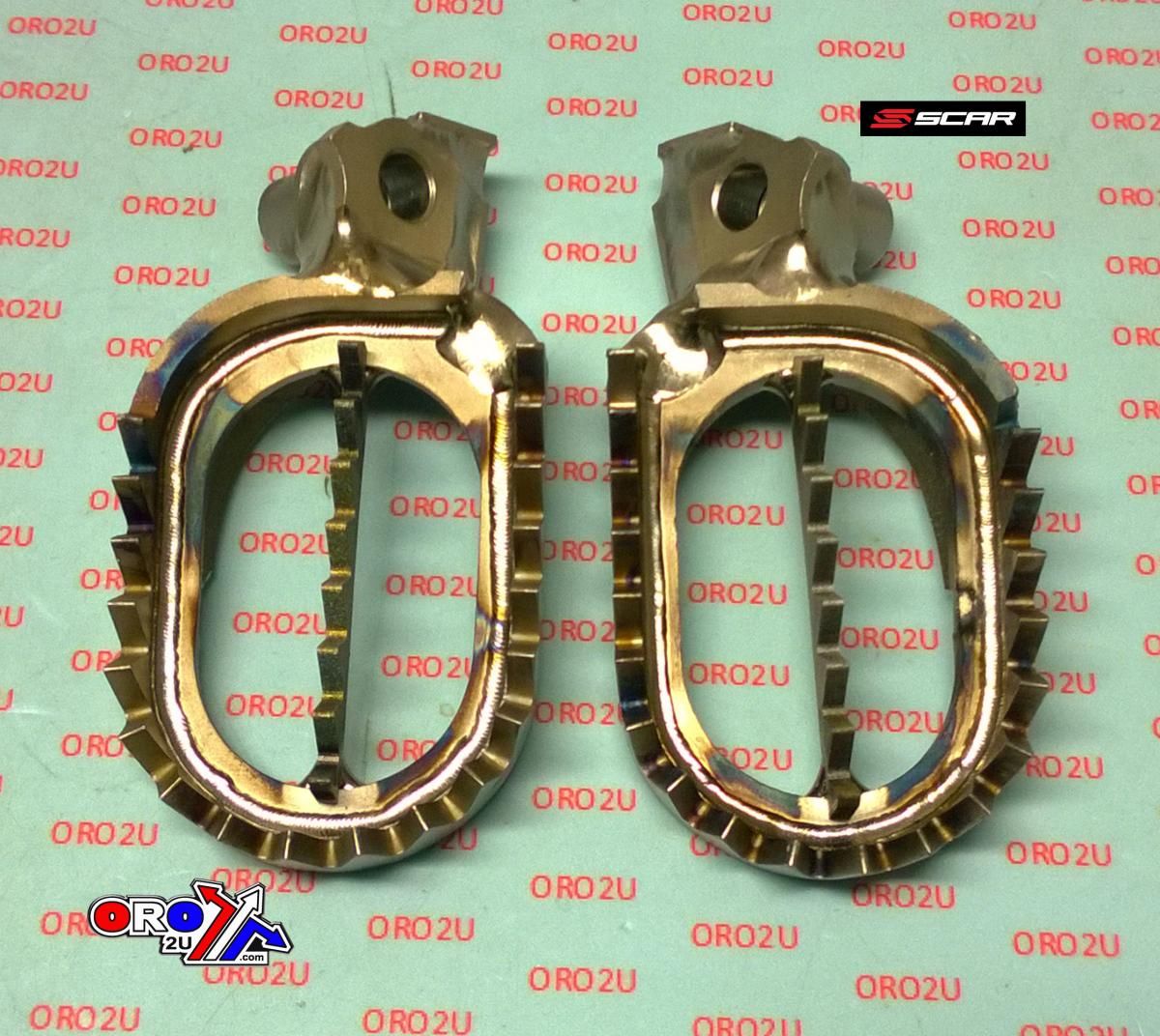 FOOT PEGS TITANIUM YZ/YZF, SCAR RACING S1516