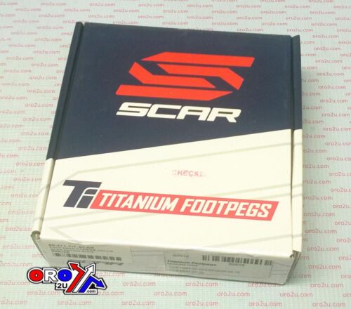 FOOT PEGS TITANIUM CRF/CR, SCAR RACING S2516