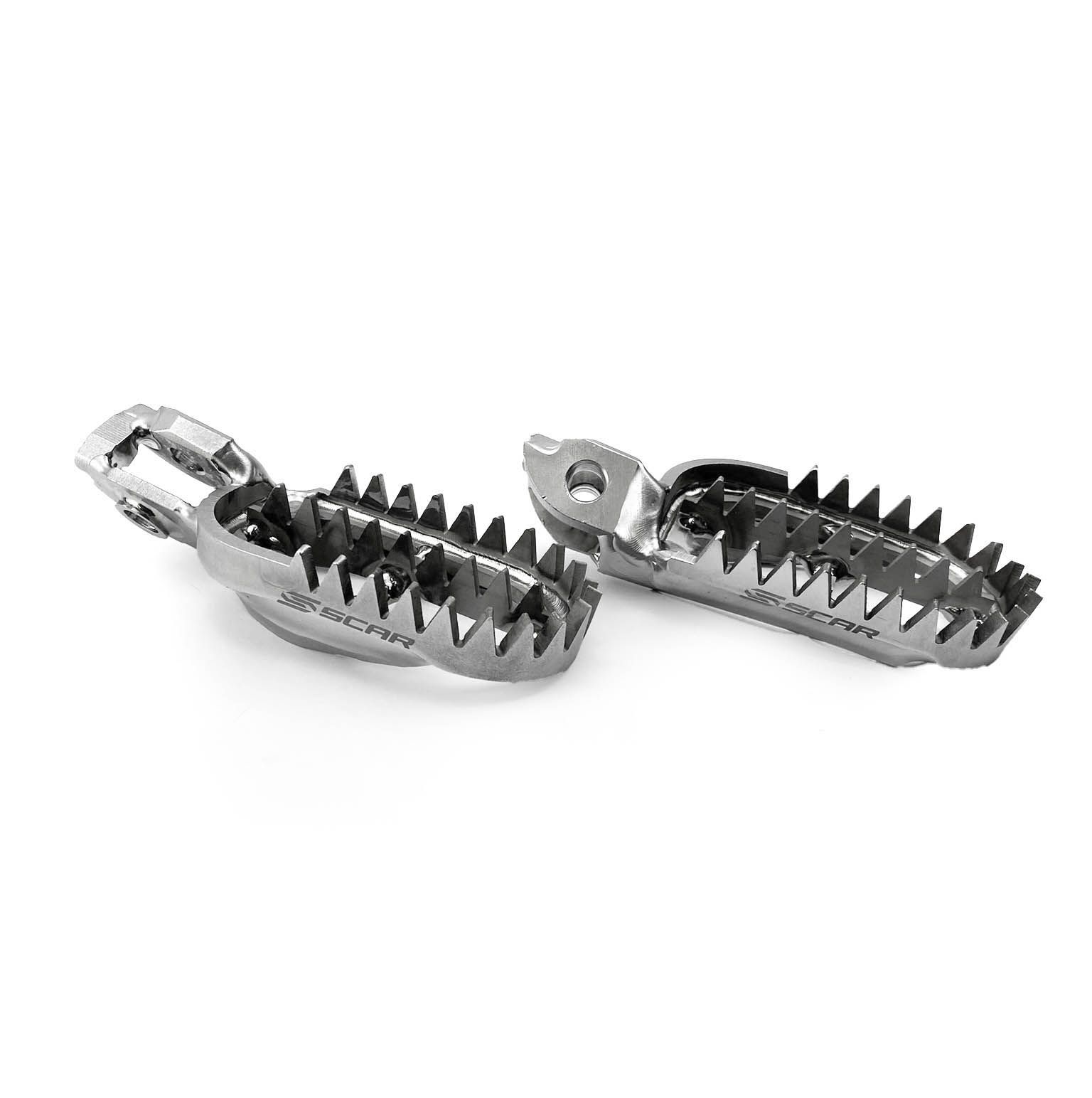FOOT PEGS TITANIUM KTM/HUSQVARNA, SCAR RACING S5518 - Image 3