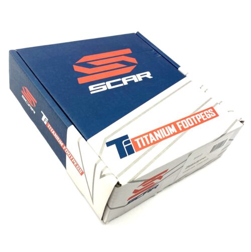 FOOT PEGS TITANIUM YZ450F 2023 YAMAHA, SCAR RACING S1517