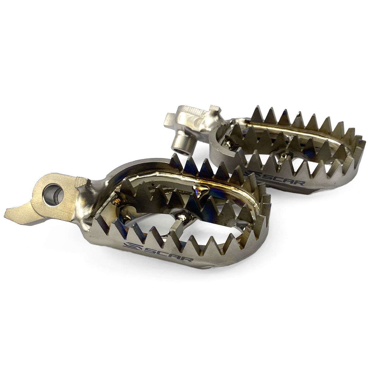 FOOT PEGS TITANIUM YZ450F 2023 YAMAHA, SCAR RACING S1517 - Image 3