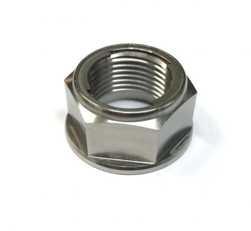 TITANIUM GR5 REAR SPINDLE NUT, M20x1.50 YAM KAW 90185-20002, EACH / / 92210-0939