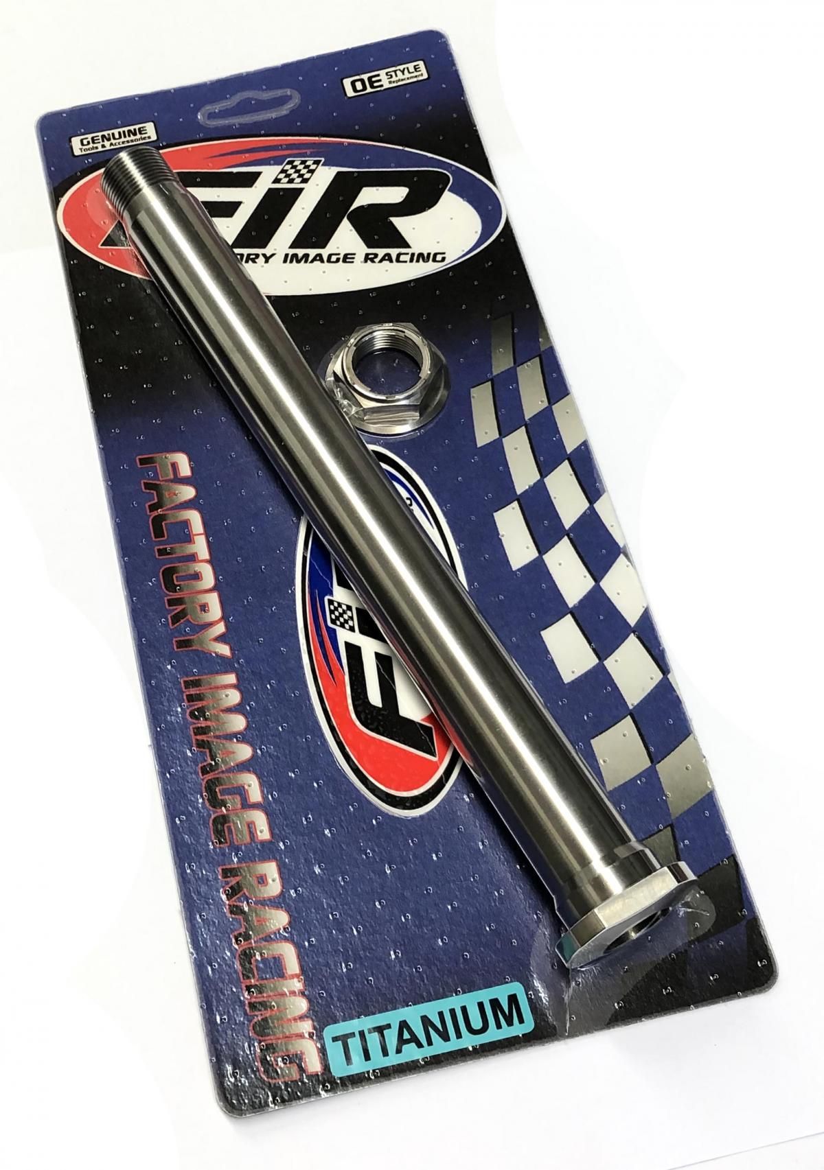 HONDA REAR SPINDLE & NUT M22x1.5, TITANIUM GRADE 5 / OEM REF: 42301-KRN-A30 & 90305-KZ4-J20 - Image 3