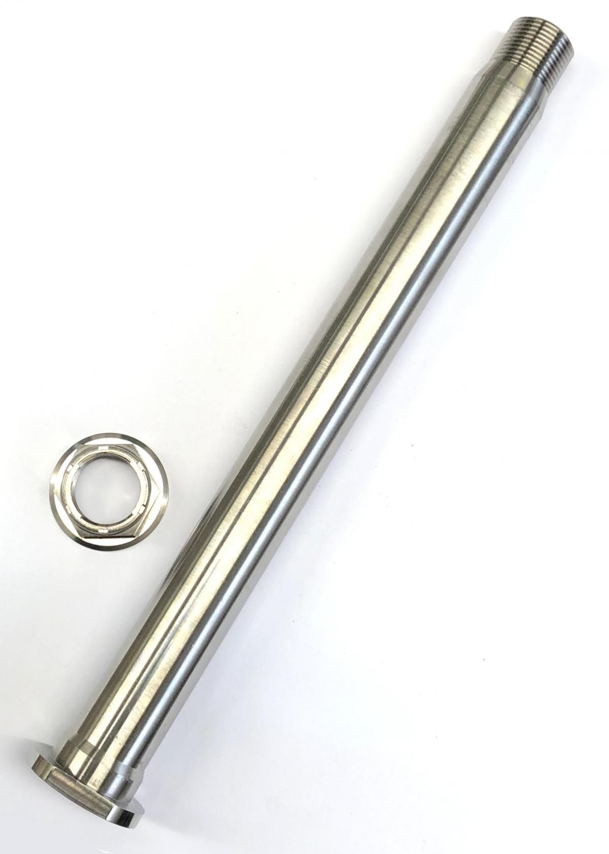 HONDA REAR SPINDLE & NUT M22x1.5, TITANIUM GRADE 5 / OEM REF: 42301-KRN-A30 & 90305-KZ4-J20 - Image 6