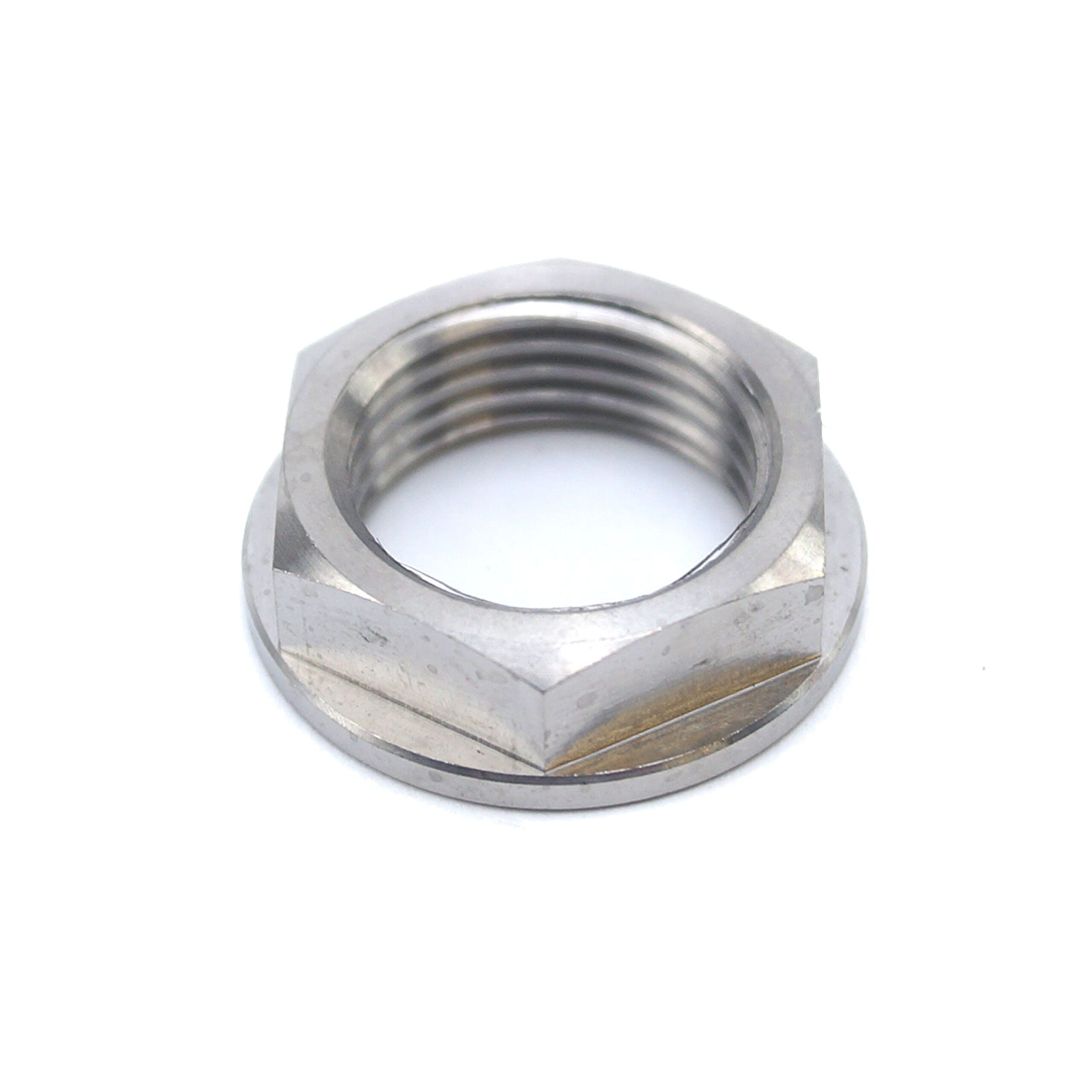 GR5 FRONT SPINDLE NUT KX KXF, 92210-0065 M18x1.50mm, TITANIUM FACTROY IMAGE RACING