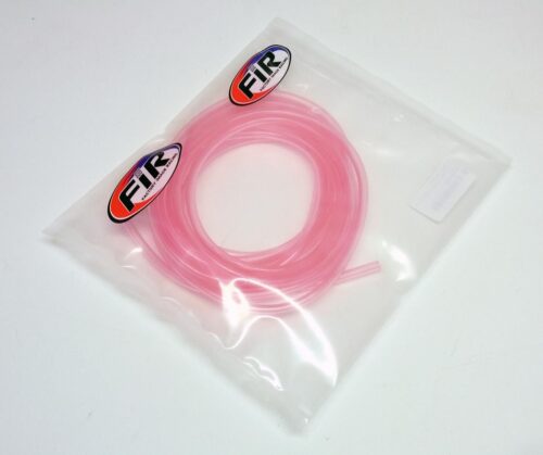 CLEAR RED BREATHER PIPE HOSE 5mm, ROLL 5M