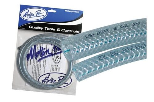 PIPE BRAIDED BORE 6 x OD 12.5, MOTION PRO 12-0059 CLEAR, MP12-0059