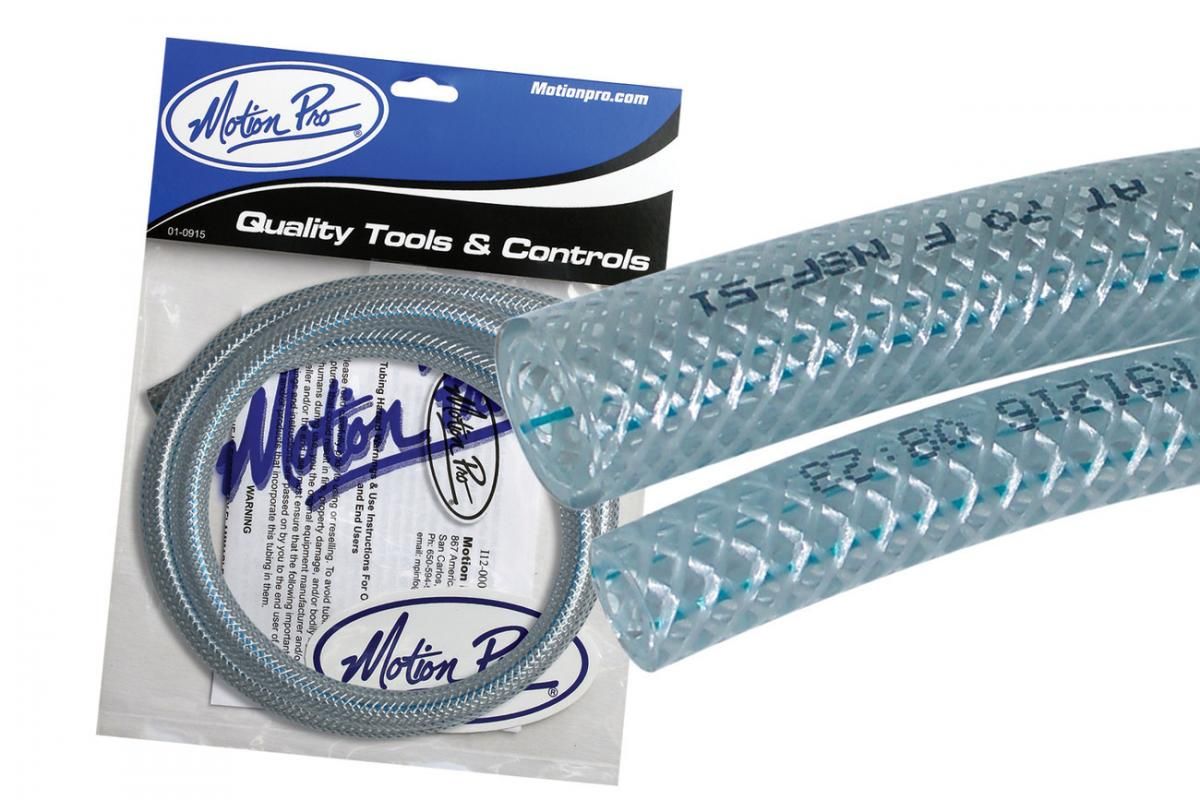 PIPE BRAIDED BORE 8 x OD 14, MOTION PRO 12-0060 CLEAR, MP12-0060