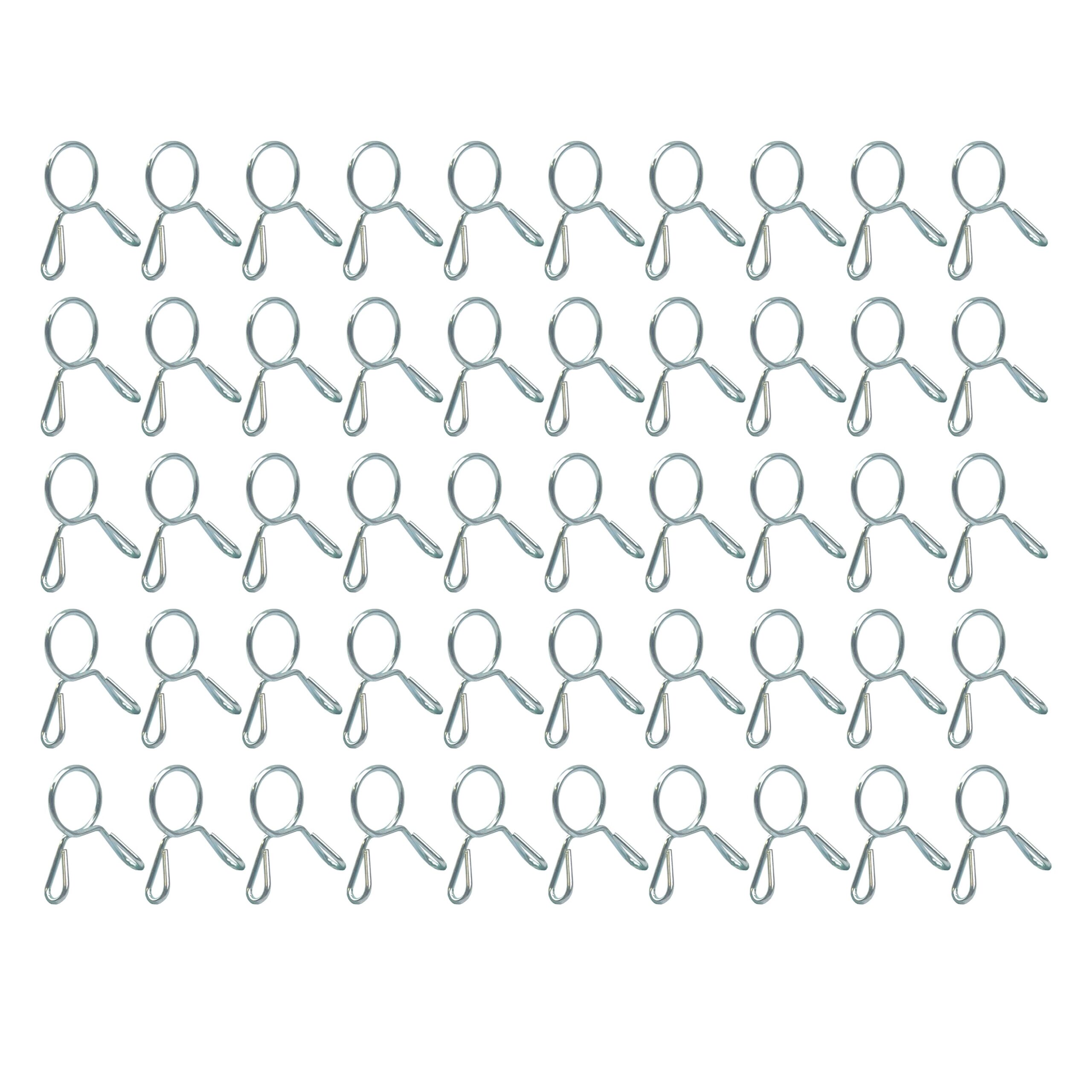 HOSE CLAMP / CLIP ID: 11mm PACK 50, OD PIPE DIA RANGE 11.5MM – 12MM