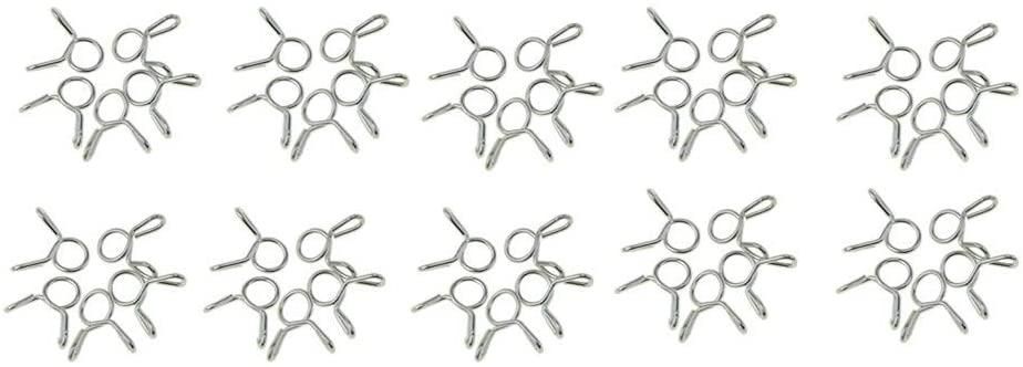 HOSE CLAMP / CLIP ID: 12mm PACK 50, OD PIPE DIA RANGE 12.5MM - 13MM - Image 2