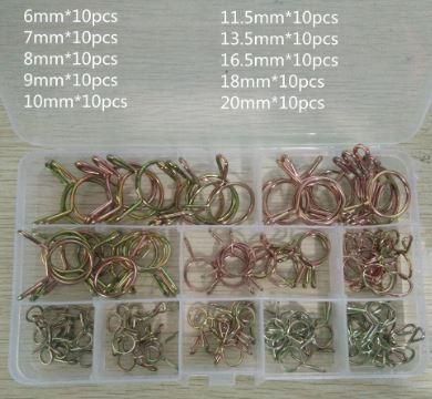 100Pcs HOSE CLAMP HIGH QUALITY 6mm 20mm RANGE