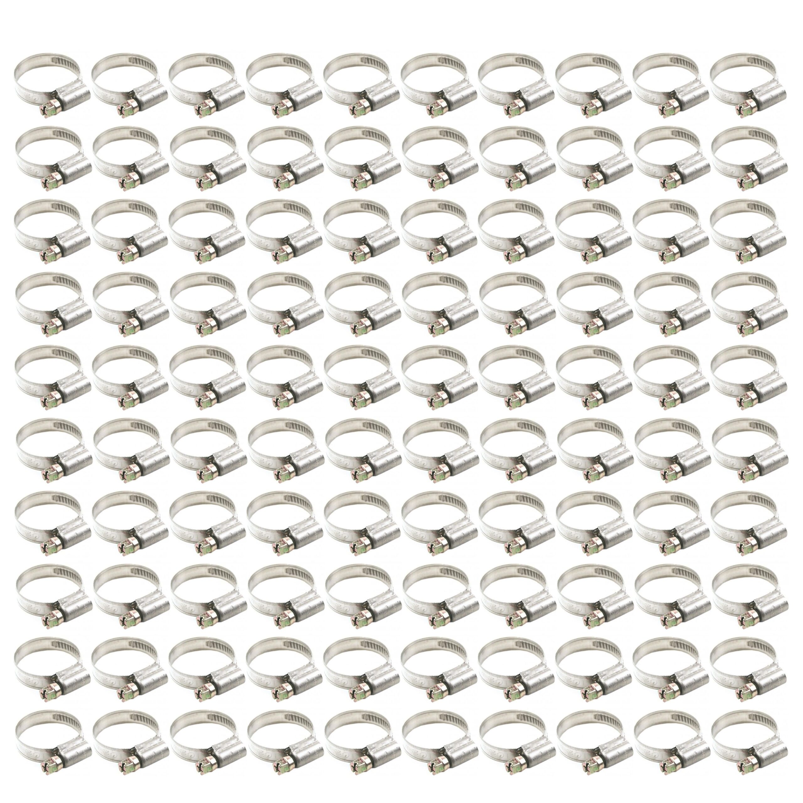 JUBILEE PIPE CLIP 20 – 32mm KALE CLAMP 304 STAINLESS STEEL (PACK OF 100)