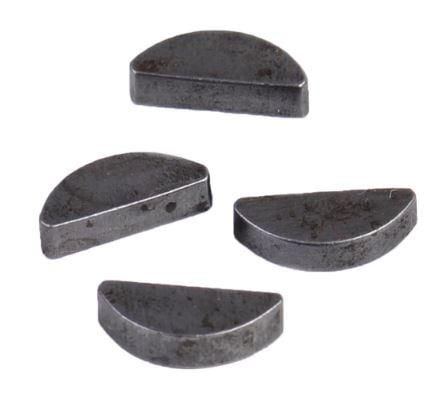 WOODRUFF KEY 3.00 x 12.70 x 5.00mm (PACK OF 4)