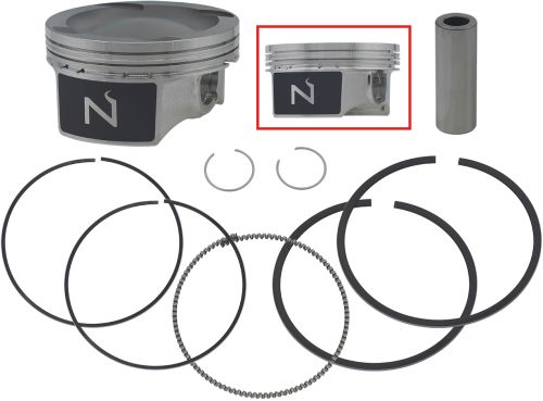 PISTON KIT PWC SEA-DOO 215 230 260, NAMURA FW-10009 STD SIZE, JET SKI, PWC