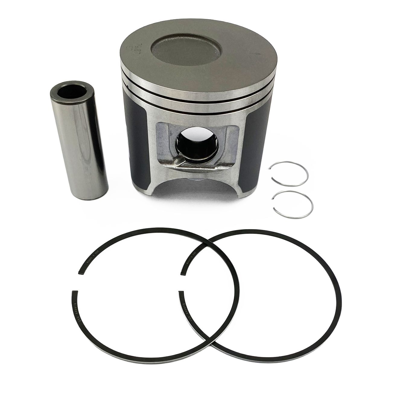 PISTON KIT PWC KAWASAKI 1100/130, NAMURA NW-20005-2 +0.50 SIZE, JET SKI, PWC - Image 2