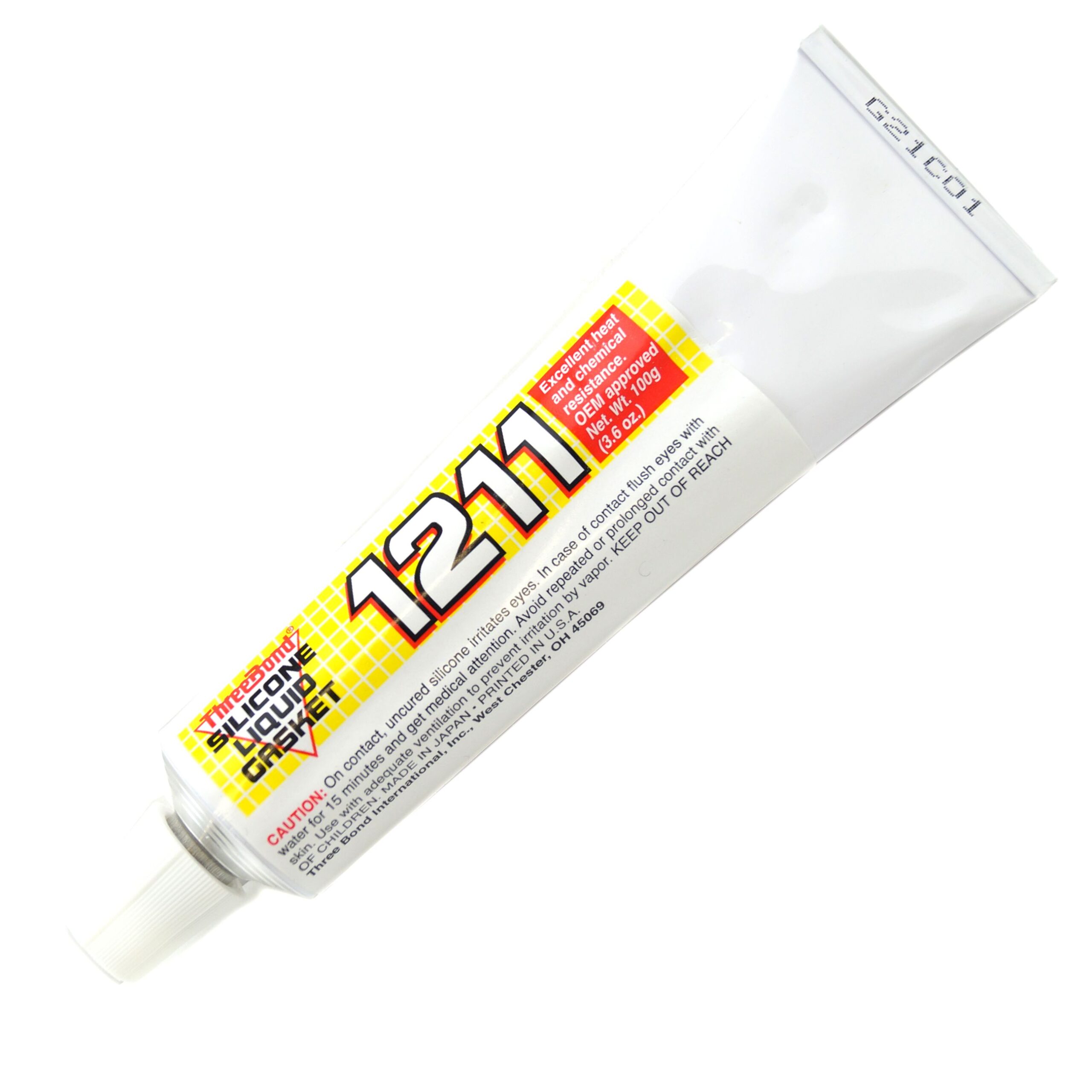 THREEBOND SILICONE GASKET 1211, WHITE RTV, CM007003