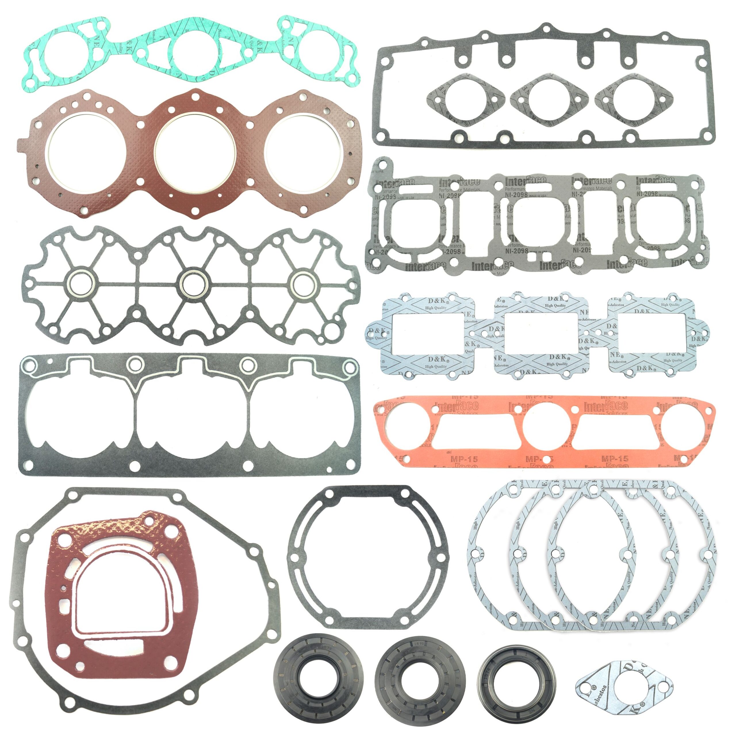 FULL GASKET SET YAMAHA 1100, NAMURA NW-40004F, JET SKI, PWC GASKET SET