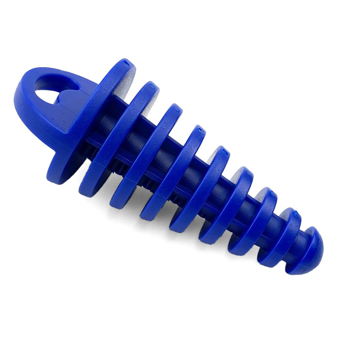 EXHAUST PLUG 2 STROKE - BLUE SILICONE - Image 2
