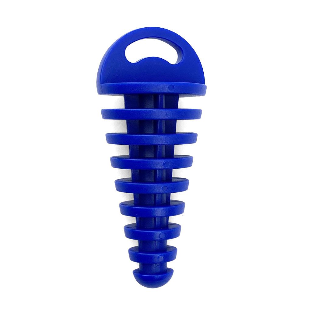 EXHAUST PLUG 2 STROKE - BLUE SILICONE