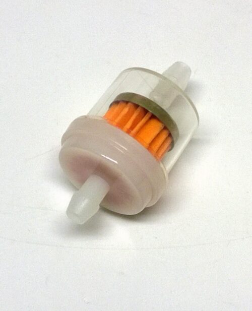 FUEL FILTER STRAIGHT 6mm HOSE, UP-07101, ROAD