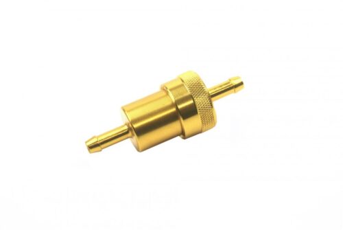 FUEL FILTER ALLOY 1/4″ GOLD
