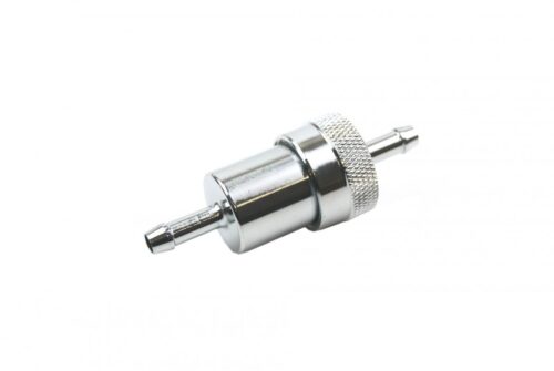 FUEL FILTER ALLOY 1/4″ SILVER
