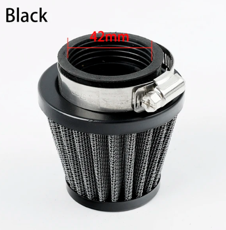42mm AIR FILTER WITH RUBBER BOLT ON