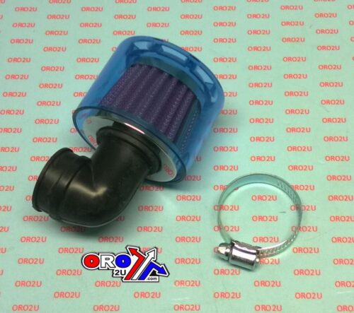 35mm AIR FILTER WITH 90* RUBBER & COVER