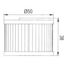 OIL FILTER 15410-KF0-315 HF112 MF8112 V0F005 MF8112