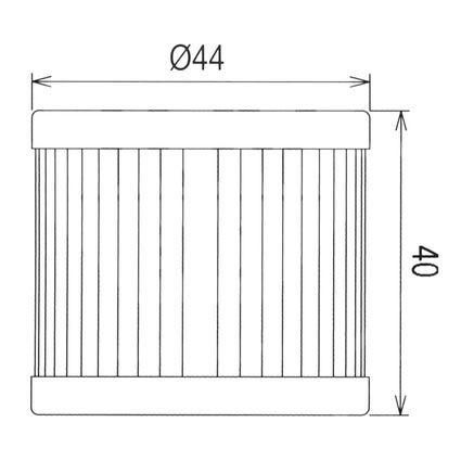 OIL FILTER AT-07004, 16510-05240