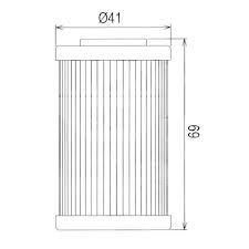 OIL FILTER KTM 5803805000 HF155 - Image 5