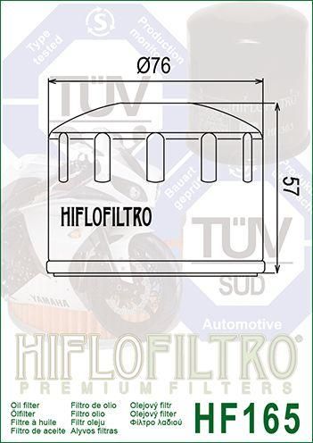 OIL FILTER HIFLO HF165 BMW, BMW 11 42 7 707 217