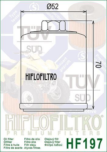 OIL FILTER HIFLO HF197