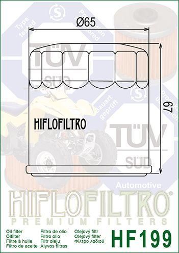 OIL FILTER HIFLO HF199 - Image 2