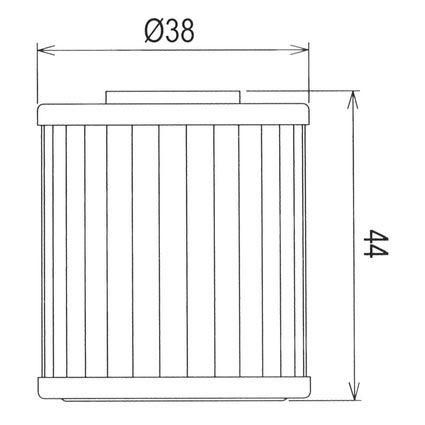 OIL FILTER 52010-0001 HF207