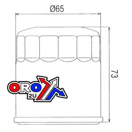 OIL FILTER CAN TYPE HF303 MF8303