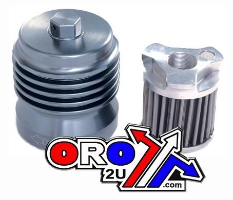 OIL FILTER SPIN ON REUSABLE, PC RACING STAINLESS STEEL PCS1 - Image 2