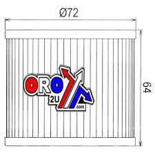 OIL FILTER HF133 SUZUKI GS 16500-45810 MF8133
