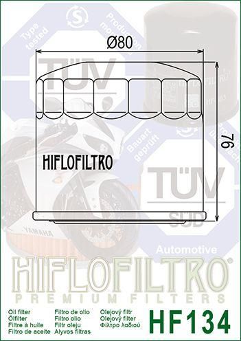 OIL FILTER HIFLO HF134 SUZUKI, ROAD 16510-05A00