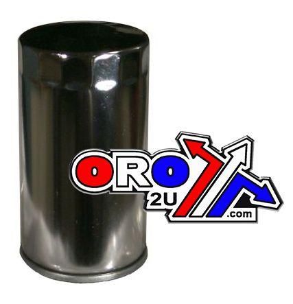 OIL FILTER HIFLO HF173C CHROME, Harley Davidson 63813-90
