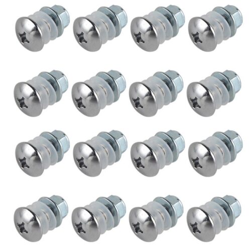 Plastic Fender Mounting Kit M6 x 16mm Bolt, Flange Nut & Nylon Washer Set – Pack of 16 – 64pcs