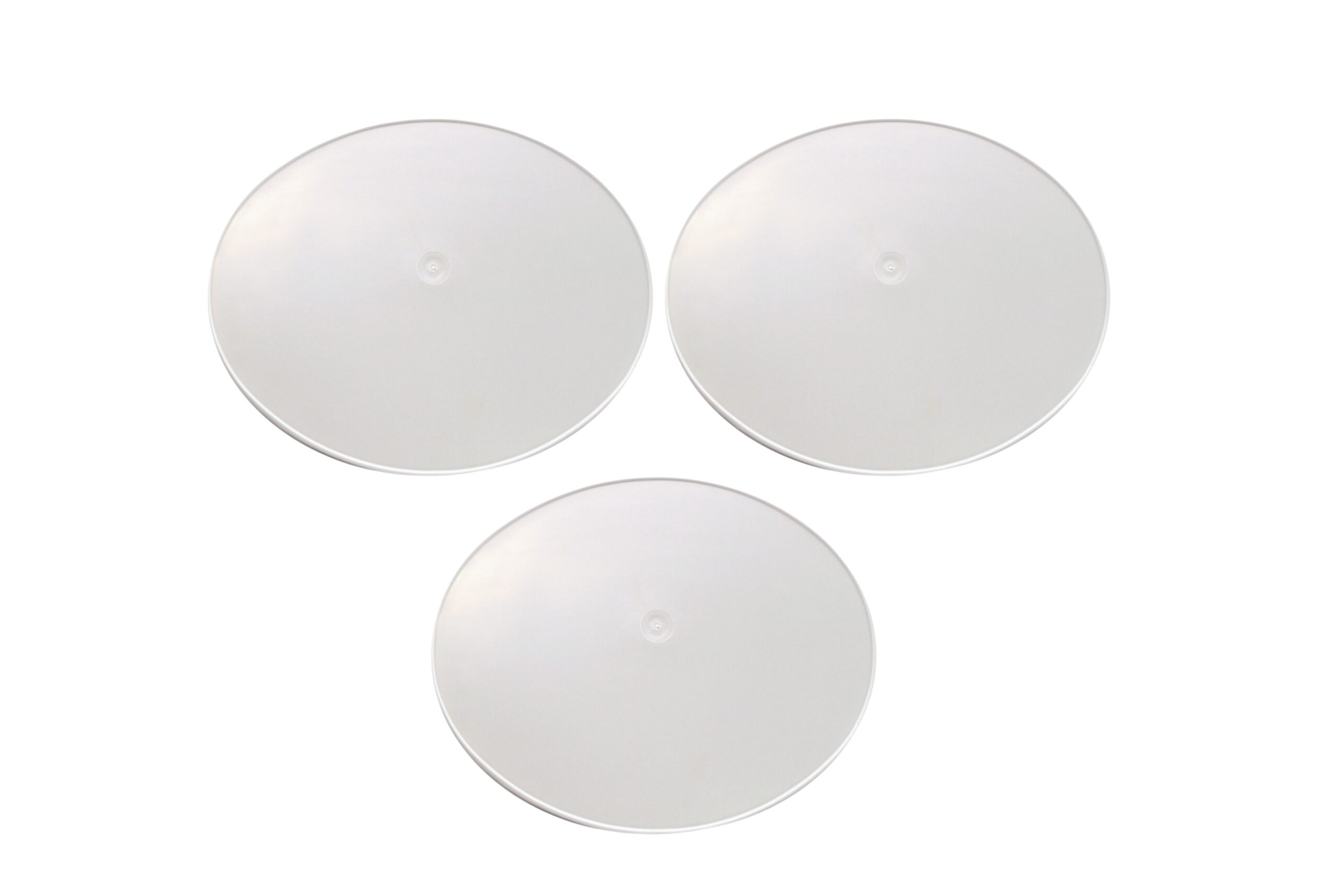 CEMOTO OVAL PLATE WHITE PACK-3, C.2052, FM2052 WHITE