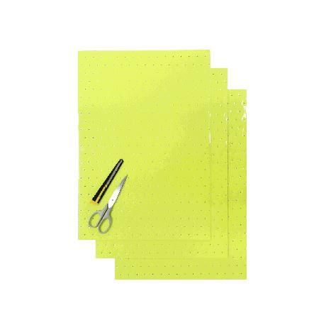 THICK TRANSPIRING PK/3 FLO YEL, BLACKBIRD 5052/50 FLO YELLOW, BB5052/50